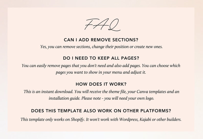 Coaching Shopify Theme Template Shopify Website Design Coaching Templates image 10