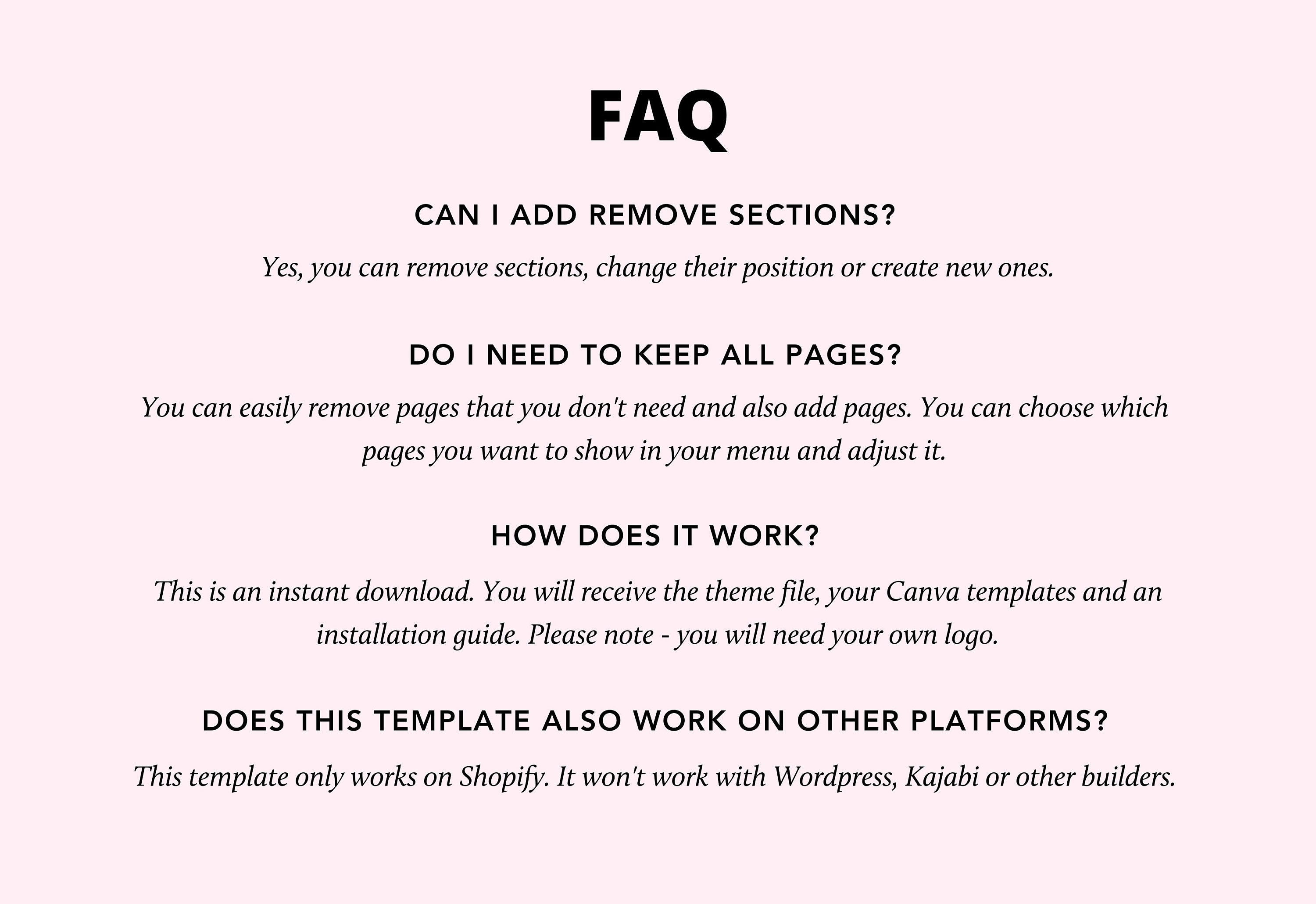 Pink Code Color Schemes Shopify Pink Shopify Theme Template Website Design Shopify Clothing - Etsy
