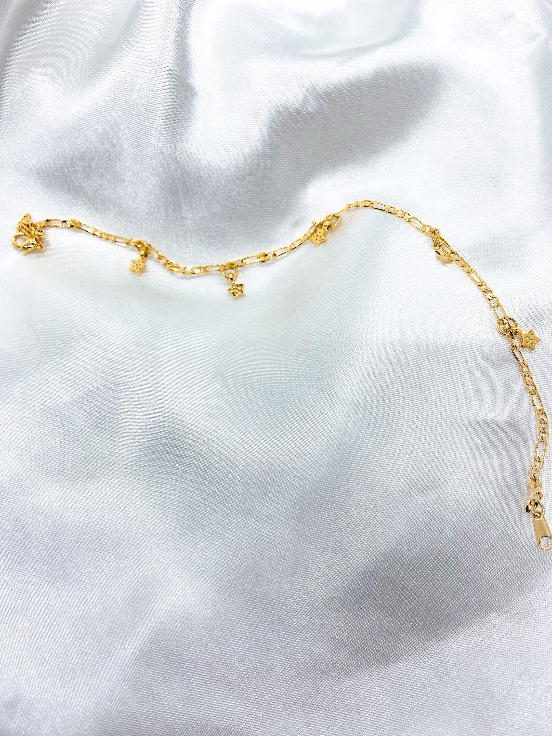 Alyeha 24k gold plated star anklet trendy star anklet dainty Etsy