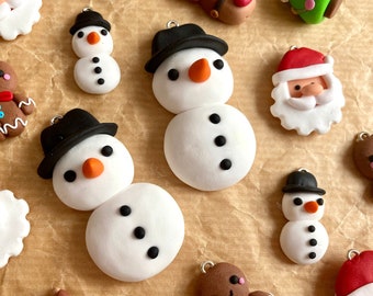 Weihnachts-Schneemann Schlüsselanhänger Dekoration - Wählen Sie Ihre Größe