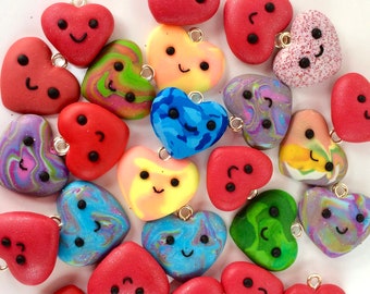 Kaufe 2 erhalte 1 GRATIS!! Topf Glück Herz Schlüsselanhänger Charms