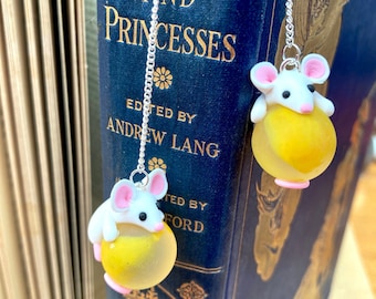 "Handgefertigte Lesezeichen ""Kleine Maus""."