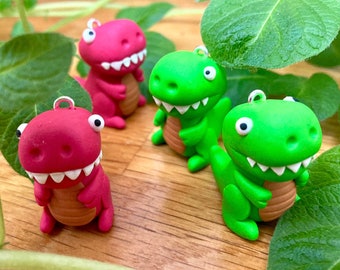 T-Rex Dinosaurier Dino Schlüsselanhänger Charms