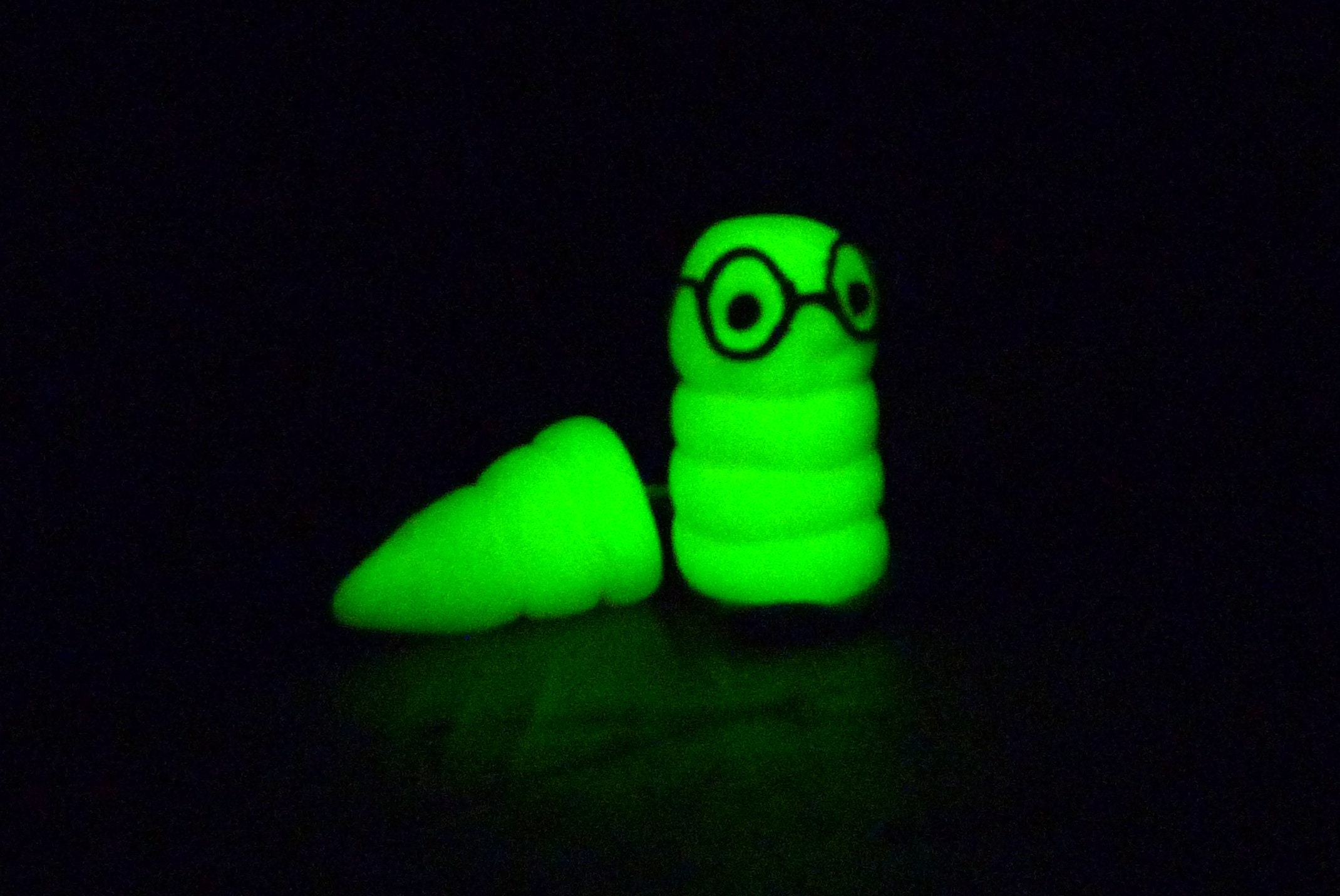 Glow Worm Glowinthedark Handmade Bookmark Etsy