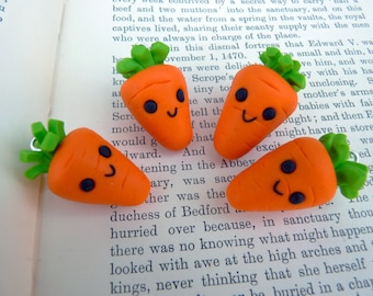 Knusprige Karotte Schlüsselanhänger Charme - Handgemachtes Taschen Accessoire - Garten Zuteilung Veggie Lovers