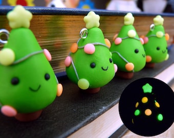 Weihnachtsbaum Glow-in-the-Dark Schlüsselanhänger Dekoration