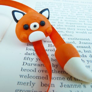 Mr Fox Handmade Bookmark