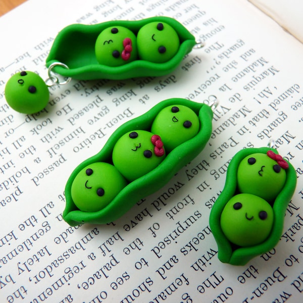Like peas in a pod Keyrings Charms