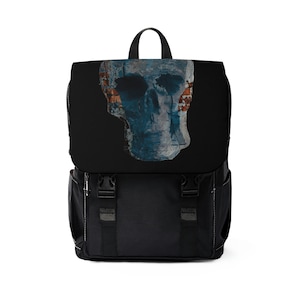 Skull and Brick Casual Shoulder Backpack