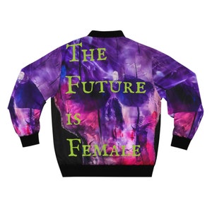 Barbie bomber jacket - The Future is Female - Art Empowering Women || bomber jacket, mens bomber jacket, womens bomber jacket, flight jacket