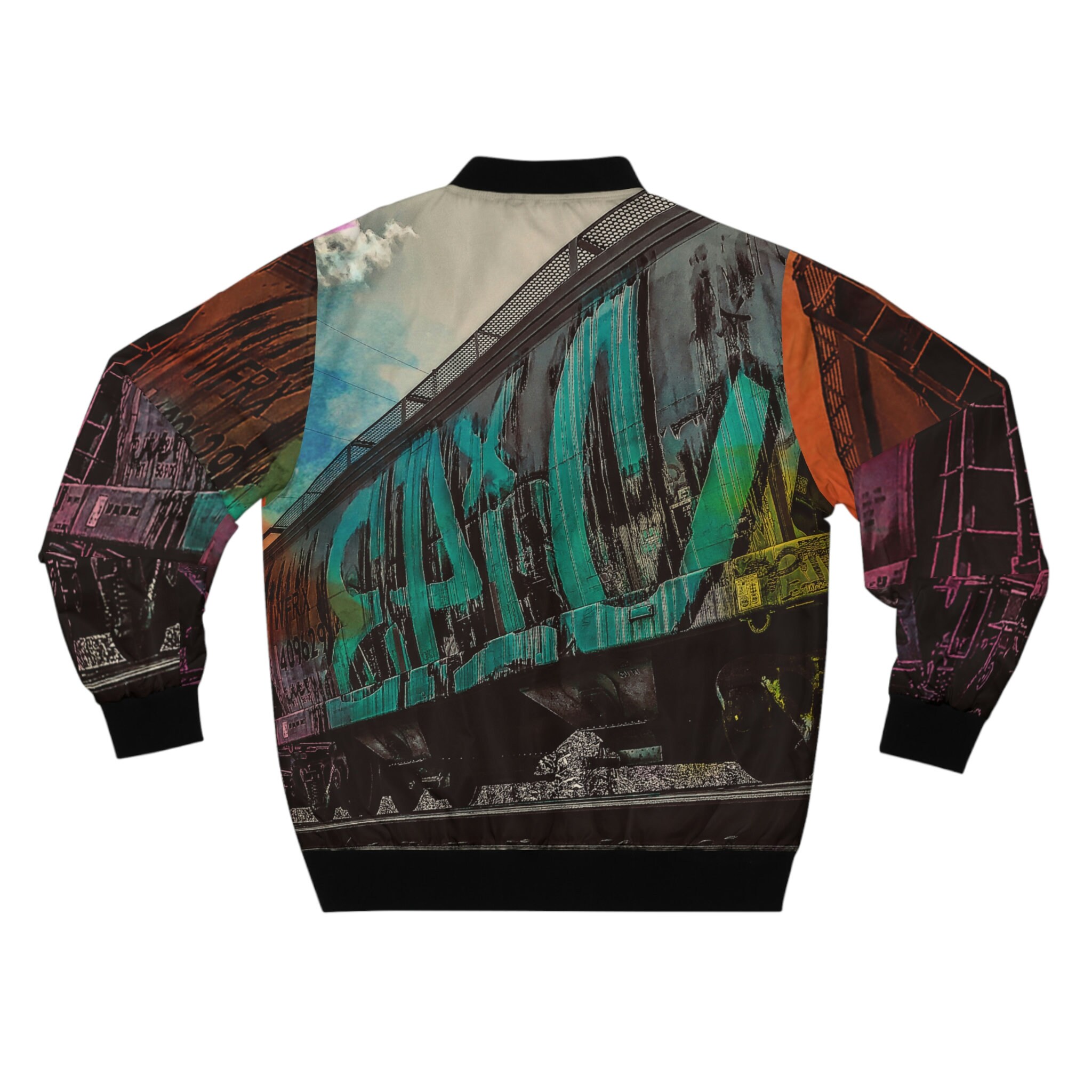 Discover Graffiti on Wall Men's Bomber Jacket