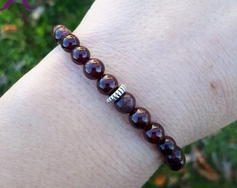 Garnet - Natural Stones - 6 mm beads