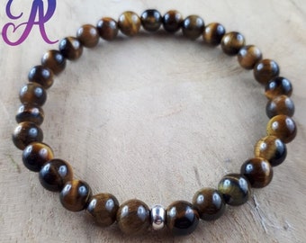 Tiger's Eye - Natural Stones - 6 mm beads