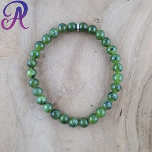 Nephrite Jade - Natural Stones - 6 mm beads
