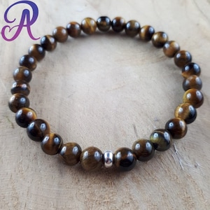 Tigerauge - Natursteine - 6 mm Perlen