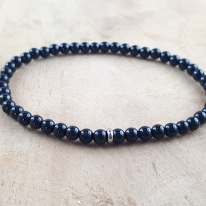 Black Spinel - Natural Stones 4mm beads