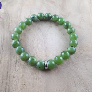 Nephrite Jade - Natural Stones - 8 mm beads