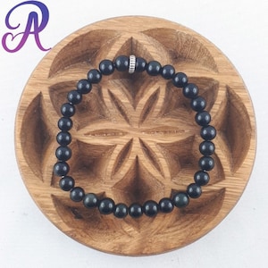 Celestial eye obsidian - Natural Stones - 6mm beads