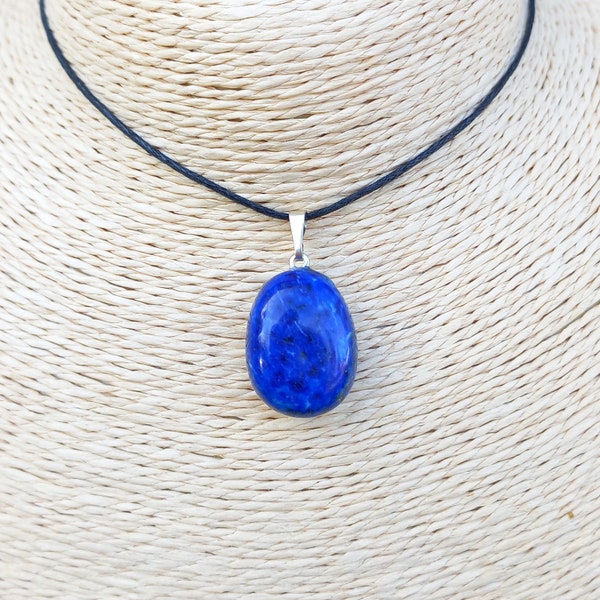 Pendentif Lapis lazuli d'Afghanistan Qualité A - Pierre Naturelle véritable