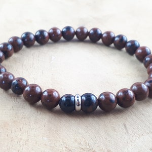 Mahogany Obsidian - Natural Stones - 6 mm beads
