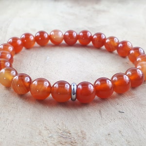 Carnelian - Natural Stones - 8 mm beads