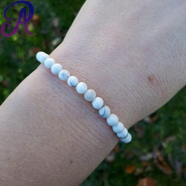 Howlite - Pierres Naturelles - perles de 4 mm