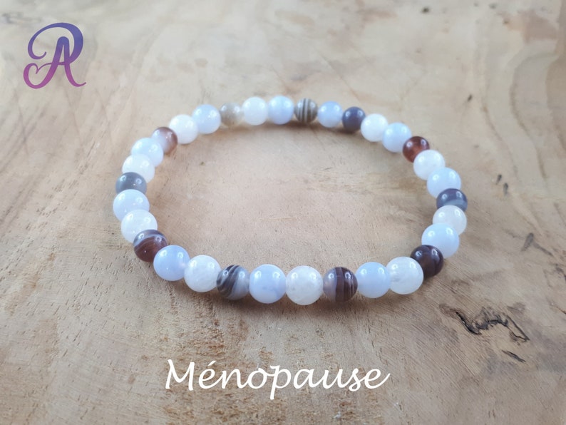 Ménopause Bracelet en Pierres Naturelles de 6mm Pierre de Etsy France