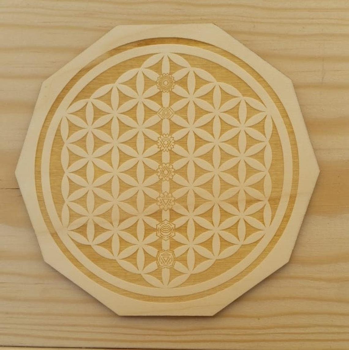 Dynamiseurs Décagone Fleur de Vie 7 Chakras