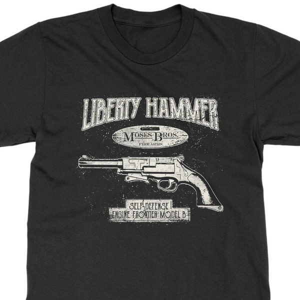 Liberty Hammer Firefly T-Shirt, Firefly T-Shirts, Firefly TV Cult Classic T-Shirt,Malcolm Reynolds' Liberty Hammer.