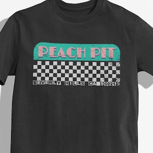 90210 T-Shirt, Beverly Hills 90210 T-Shirt, The Peach Pit, TV Show T-Shirts, California T-Shirts, T-Shirt Gift for Women.