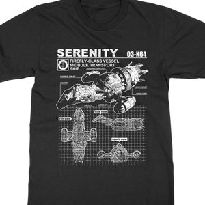 Firefly Serenity Specs T-Shirt, Firefly T-Shirts, Firefly TV Cult Classic T-Shirt, Firefly Serenity Leaf on The Wind.