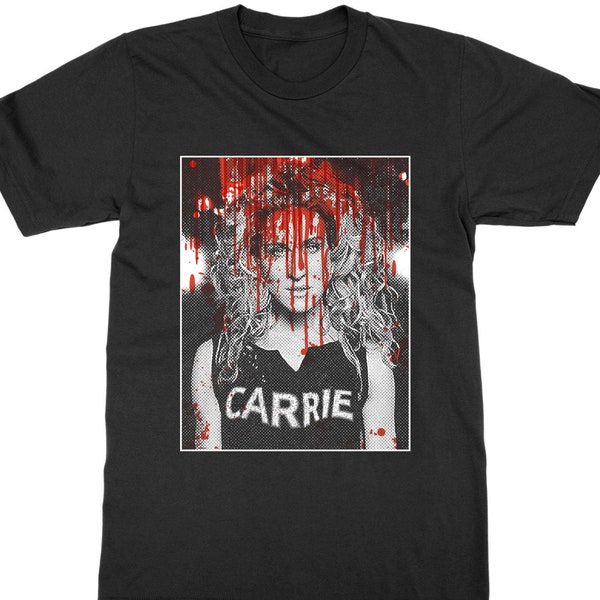 Carrie Horror Movie - Carrie Movie T-Shirt - Horror Graphic T-Shirt for Men and Women