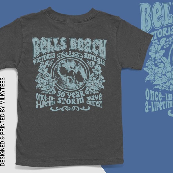 Point Break T-Shirt - Bells Beach Australia, 50 Year Storm - Surfing T-Shirts - 90s / 80's Cult Movie T-Shirt for Men and Women