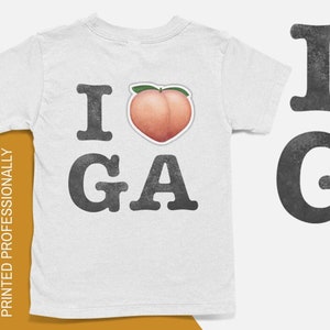米国の T シャツ、米国の州の T シャツ、ジョージア州の T シャツ、ジョージア ピーチ T シャツ、I Love Georgia T シャツ、ジョージアのギフトに最適です。