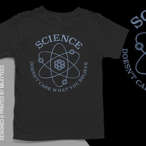 T-shirt Science, T-shirt La science s&#39;en moque, T-shirts ringard, T-shirts Science drôle, T-shirt Science pour homme, T-shirt Science pour femme.