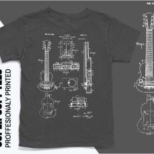 Playeras con shop estampado de guitarra