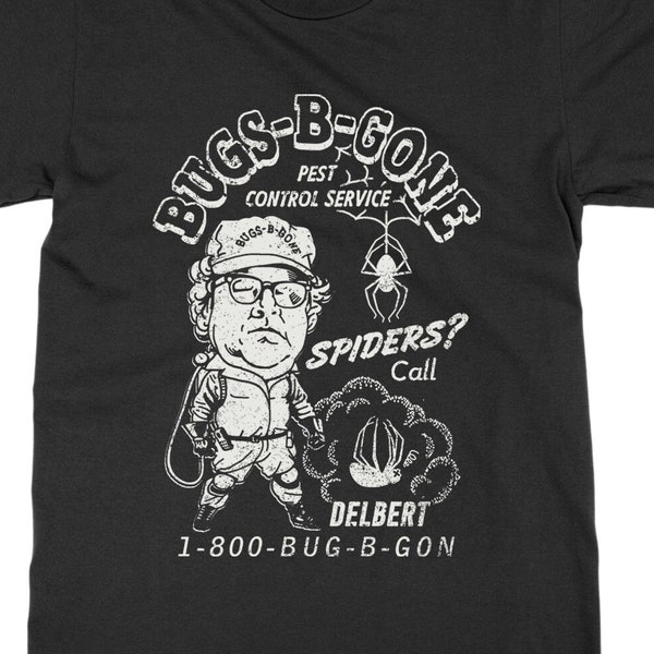 Arachnophobia T-Shirt, Horror T-Shirts, Halloween T-Shirts, Delbert McClintock, Horror Graphic T-Shirt for Men and Women