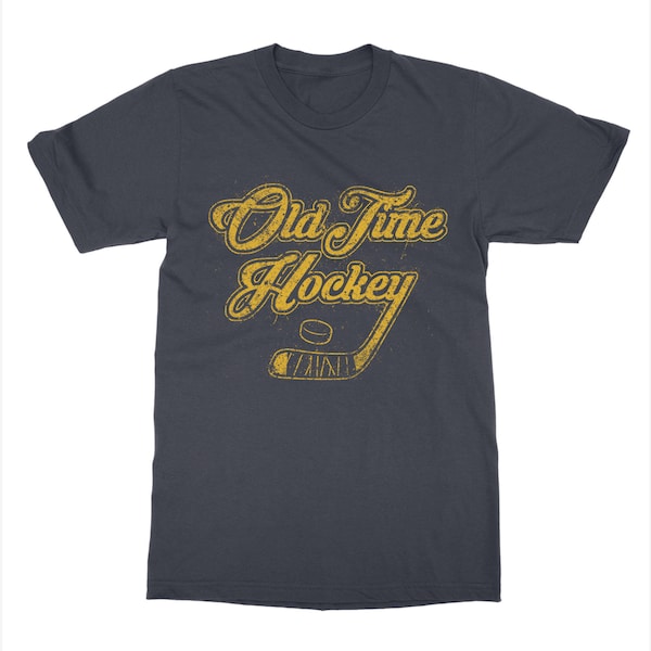 SlapShot! T-Shirt - Old Time Hockey Vintage T-Shirt - 90s / 80's Cult Movie T-Shirt voor mannen en vrouwen