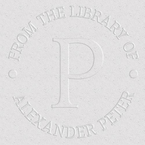 Book Embosser Modern Embosser From the Library of This Etsy Canada