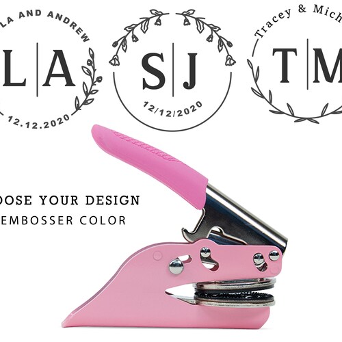Wedding Embosser Stamp Embosser Seal for Wedding Envelopes Etsy