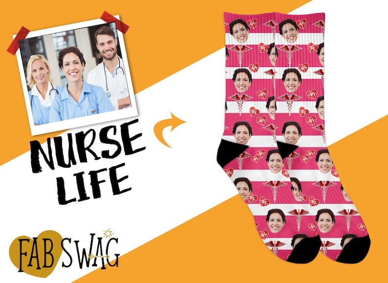 Nurse Graduation Gift Nurse Birthday Gift Unique Nurse Gift Funny Nurse Socks Nurse Gift Nursing Student Gift Custom Nurse Gift