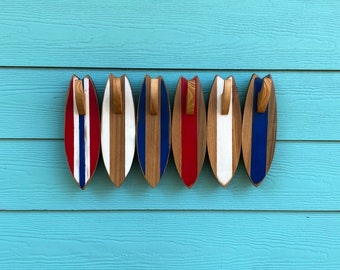 Surf Board Towel Rack Hooks, Pool Beach Decor