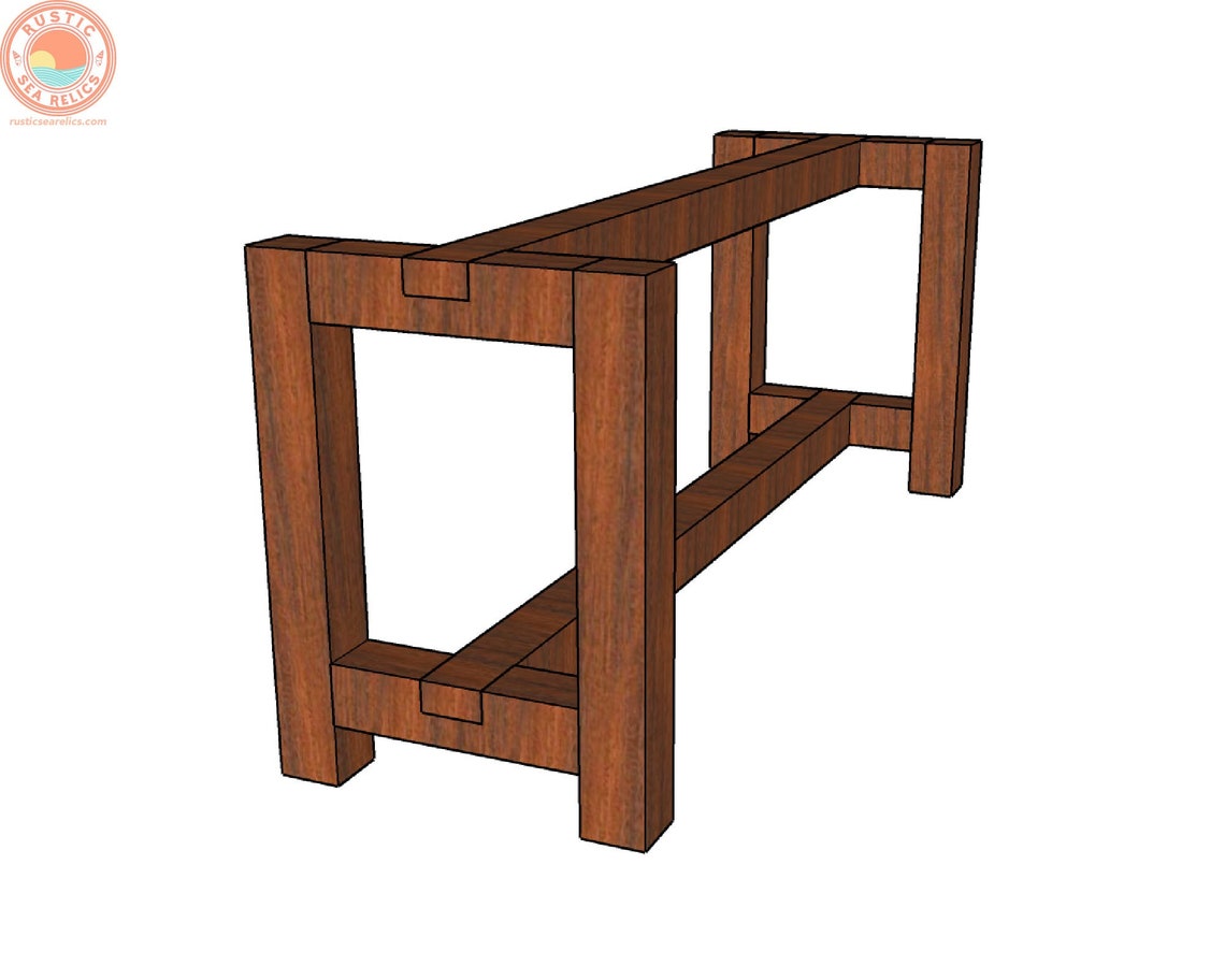 Dining Table Bench Woodworking DIY Plans Instant Download Etsy