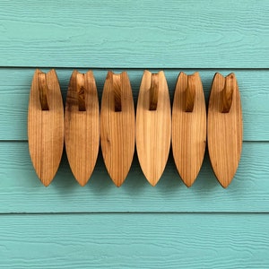 Wood Towel Rack Hooks Wall Mounted