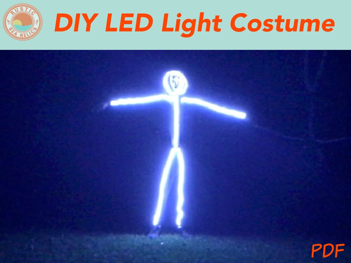 DIY LED Light Costume Project Plans Instant Download - Etsy