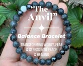 Empath Transformation - Protection quot The Anvil quot Grief Peace Emotional Healing Crystal Therapy Balance Bracelet