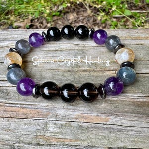 10MM Libra Energy - Unisex Zodiac Horoscope Bracelet - "The Diplomat, Libra" September October Birthday - Real Crystal Healing Gemstones image 8