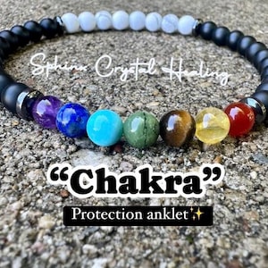 Chakra Balance - Protection Strength - Spiritual Intuition White Howlite - Crystal Therapy Holistic Healing REAL Gemstone Bracelet - Chakras