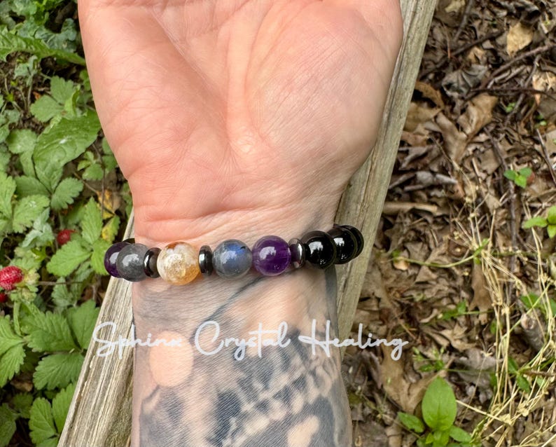 10MM Libra Energy - Unisex Zodiac Horoscope Bracelet - "The Diplomat, Libra" September October Birthday - Real Crystal Healing Gemstones image 6