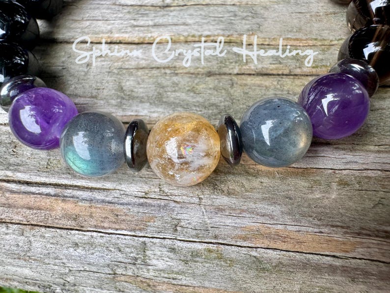 10MM Libra Energy - Unisex Zodiac Horoscope Bracelet - "The Diplomat, Libra" September October Birthday - Real Crystal Healing Gemstones image 7